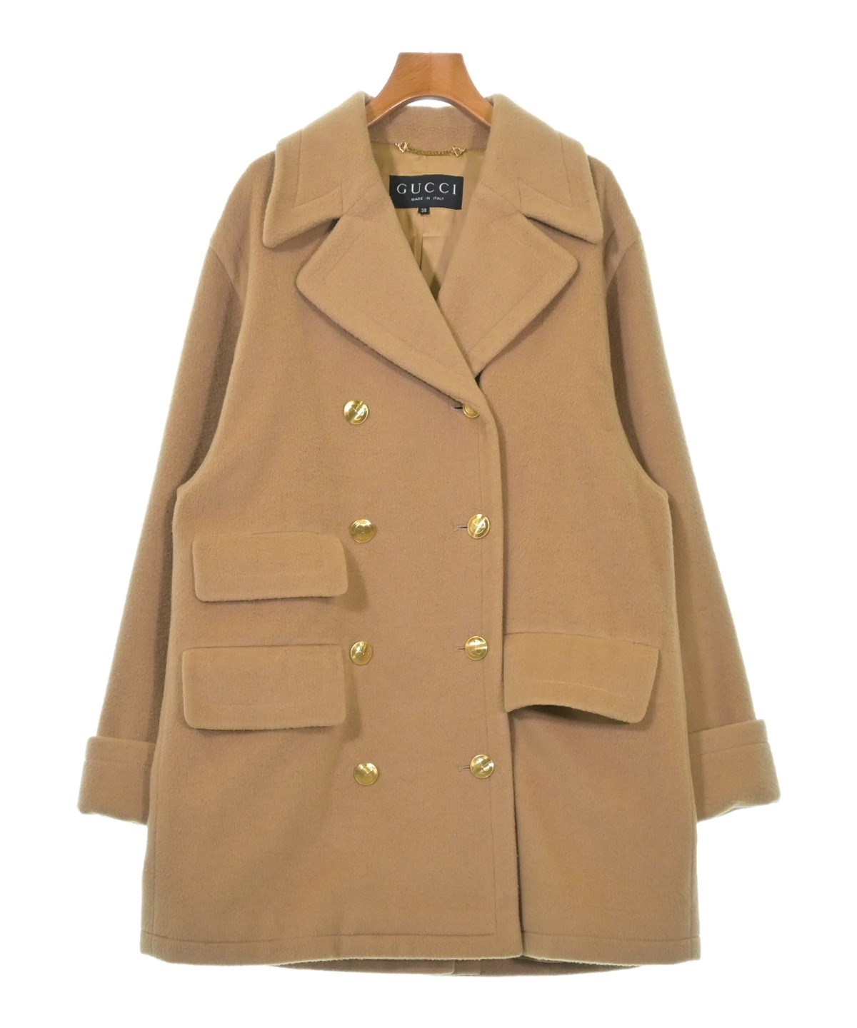 GUCCI（グッチ）ピーコート ベージュ サイズ:38(S位) レディース