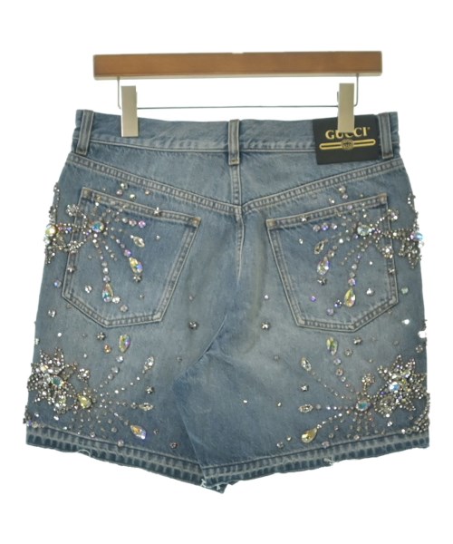 GUCCI（グッチ）ショートパンツ 青 サイズ:34(XXS位) レディース/2200630283035
