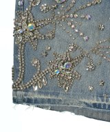 GUCCI（グッチ）ショートパンツ 青 サイズ:34(XXS位) レディース/2200630283035