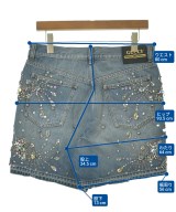 GUCCI（グッチ）ショートパンツ 青 サイズ:34(XXS位) レディース/2200630283035