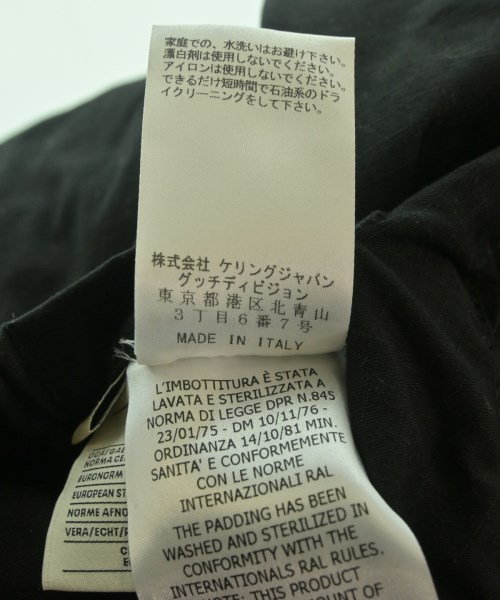 GUCCI（グッチ）ダウンジャケット/ダウンベスト 黒 サイズ:44(S位) メンズ/2200629904026