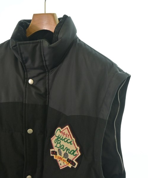 GUCCI（グッチ）ダウンジャケット/ダウンベスト 黒 サイズ:44(S位) メンズ/2200629904026