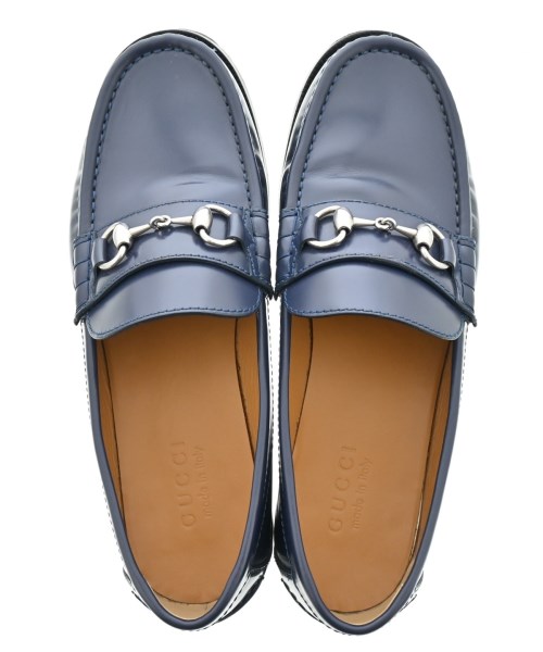 GUCCI（グッチ）ビジネス・ドレスシューズ 紺 サイズ:UK8(26.5cm位) メンズ/2200630680018