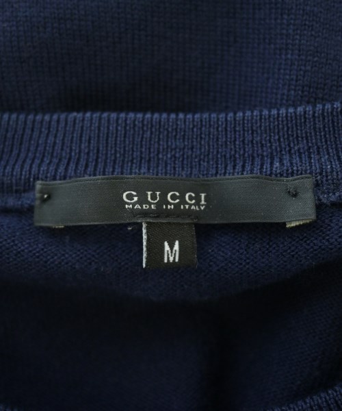 GUCCI（グッチ）ニット・セーター 紺 サイズ:M メンズ/2200615973036