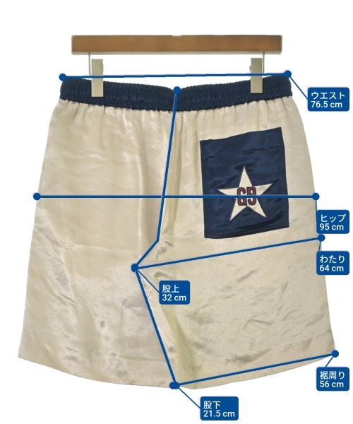 GUCCI（グッチ）ショートパンツ 紺 サイズ:46(M位) メンズ/2200631609032