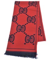 GUCCI（グッチ）マフラー 赤 サイズ:- メンズ/2200631647010