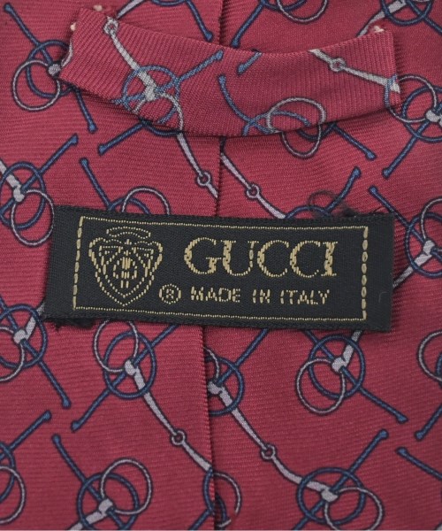 GUCCI（グッチ）ネクタイ 赤 サイズ:- メンズ/2200627232039