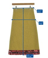 GUCCI（グッチ）ロング・マキシ丈スカート ゴールド サイズ:XS レディース/2200631188124