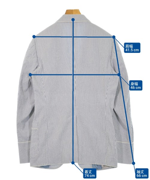 GUCCI（グッチ）テーラードジャケット 紺 サイズ:44(S位) メンズ/2200631188148