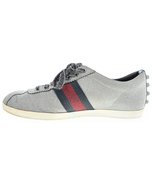 GUCCI（グッチ）スニーカー シルバー サイズ:UK5 1/2(24cm位) レディース/2200632839032