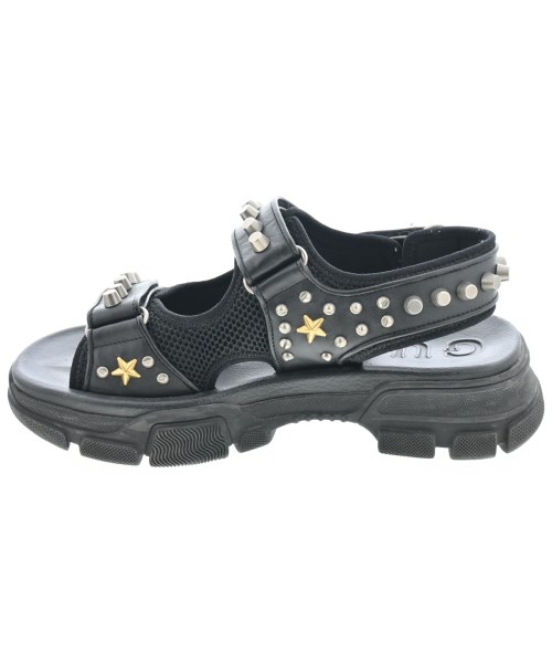 GUCCI（グッチ）サンダル 黒 サイズ:UK7(25.5cm位) メンズ/2200632839056