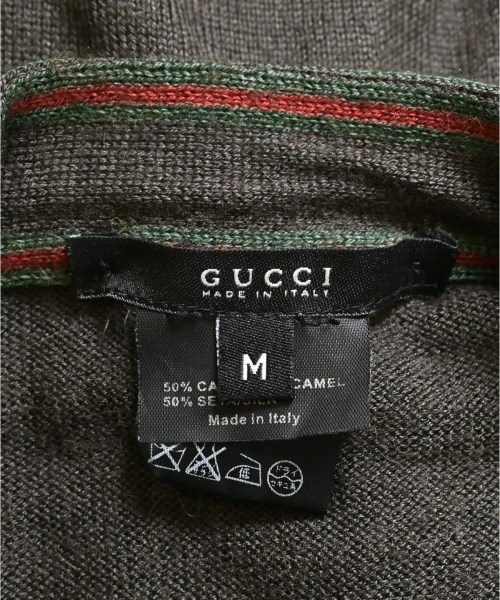 GUCCI（グッチ）カーディガン カーキ サイズ:M メンズ/2200633505042