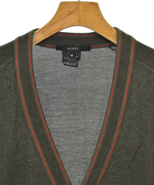 GUCCI（グッチ）カーディガン カーキ サイズ:M メンズ/2200633505042