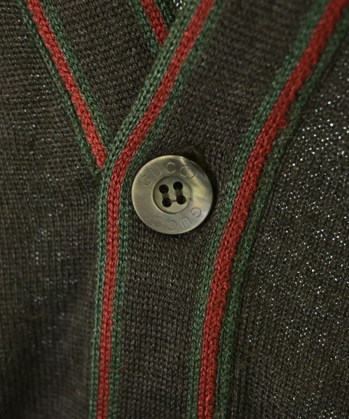 GUCCI（グッチ）カーディガン カーキ サイズ:M メンズ/2200633505042