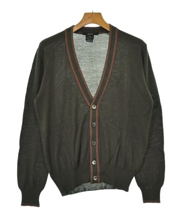 GUCCI メンズカーディガン GUCCI（グッチ）カーディガン カーキ サイズ:M メンズ/2200633505042