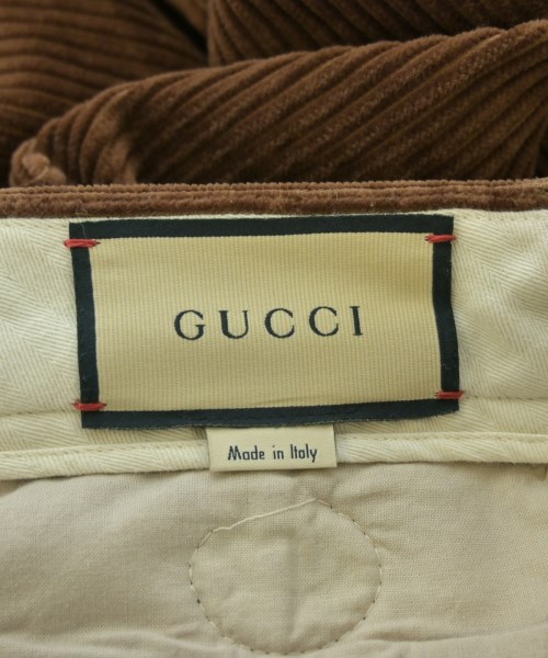GUCCI（グッチ）スラックス 茶 サイズ:44(S位) メンズ/2200632644070