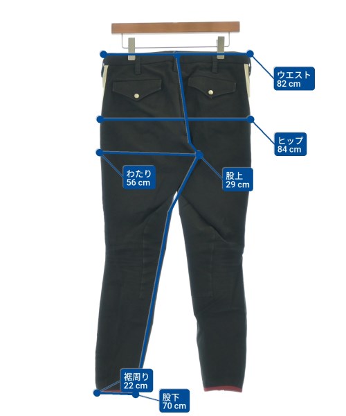 GUCCI（グッチ）スラックス 黒 サイズ:48(L位) メンズ/2200633784348