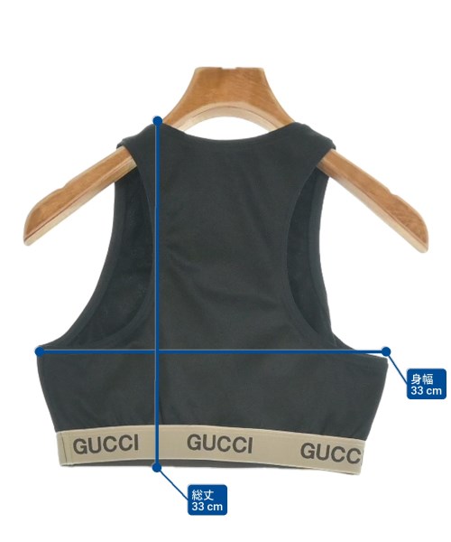 GUCCI（グッチ）タンクトップ 黒 サイズ:XXS レディース/2200610329203