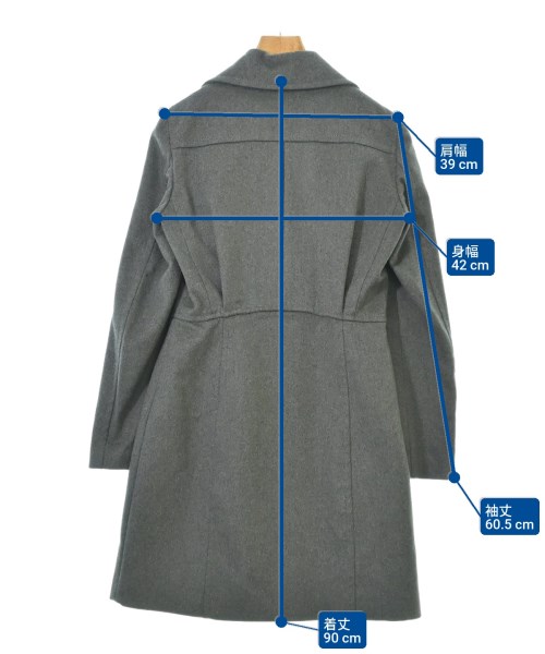 GUCCI（グッチ）トレンチコート グレー サイズ:-(M位) レディース/2200609910047
