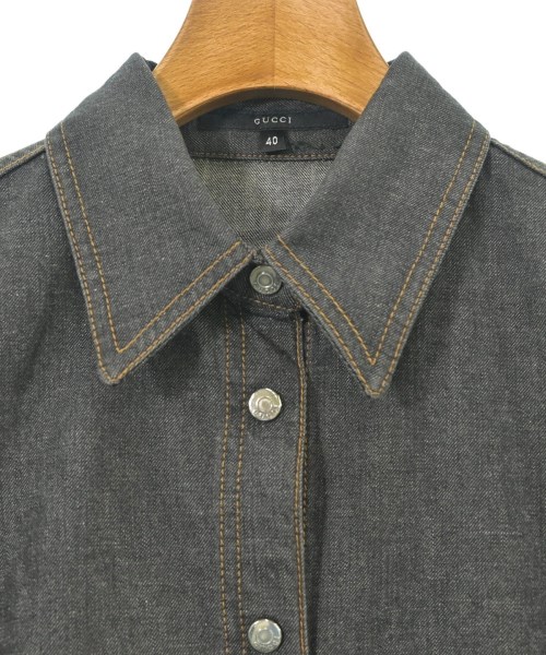GUCCI（グッチ）カジュアルシャツ グレー サイズ:40(M位) レディース/2200610787034