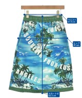 GUCCI（グッチ）ひざ丈スカート 青 サイズ:XS レディース/2200610804038