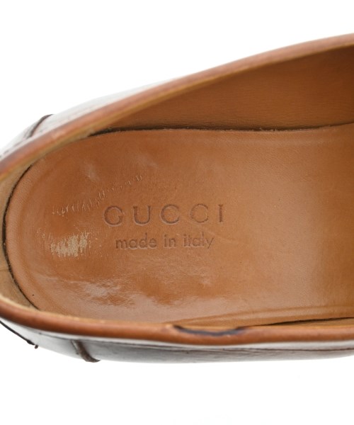 GUCCI（グッチ）ビジネス・ドレスシューズ 茶 サイズ:EU43(28cm位) メンズ/2200611586124