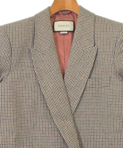 GUCCI（グッチ）テーラードジャケット ベージュ サイズ:40(M位) レディース/2200612190054