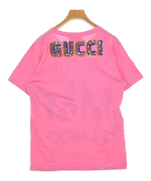 GUCCI（グッチ）Tシャツ・カットソー ピンク サイズ:XS レディース/2200612484016