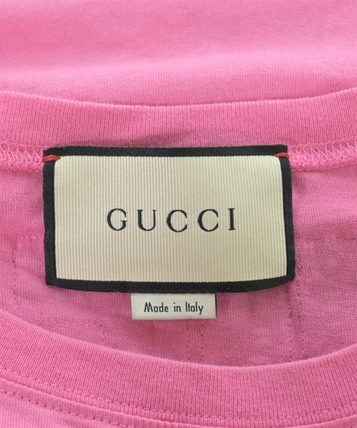 GUCCI（グッチ）Tシャツ・カットソー ピンク サイズ:XS レディース/2200612484016