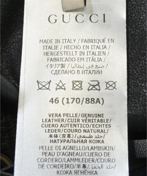 GUCCI（グッチ）カジュアルシャツ 黒 サイズ:46(M位) メンズ/2200612951020