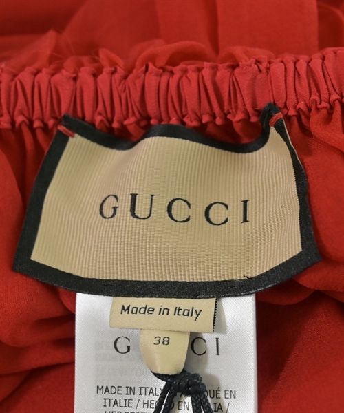GUCCI（グッチ）ワンピース 赤 サイズ:38(S位) レディース/2200612951051