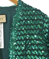 GUCCI（グッチ）ノーカラージャケット 緑 サイズ:S レディース/2200612951068