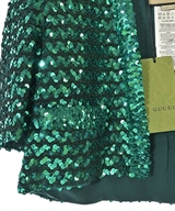 GUCCI（グッチ）ノーカラージャケット 緑 サイズ:S レディース/2200612951068