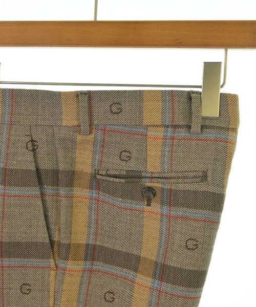 GUCCI（グッチ）スラックス 茶 サイズ:44(S位) メンズ/2200612992030