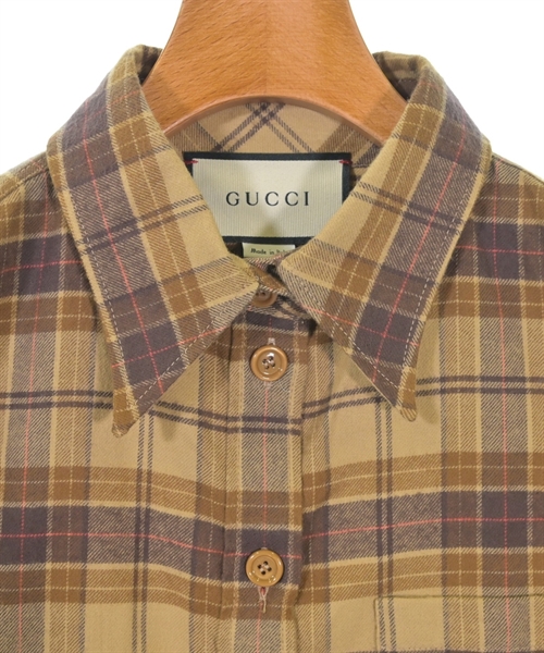 GUCCI（グッチ）カジュアルシャツ ベージュ サイズ:38(S位) レディース/2200612250017
