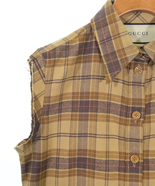 GUCCI（グッチ）カジュアルシャツ ベージュ サイズ:38(S位) レディース/2200612250017