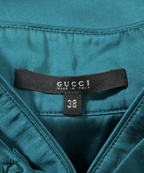 GUCCI（グッチ）ブラウス 青 サイズ:38(S位) レディース/2200600582090