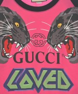 GUCCI（グッチ）Tシャツ・カットソー ピンク サイズ:S メンズ/2200614155198