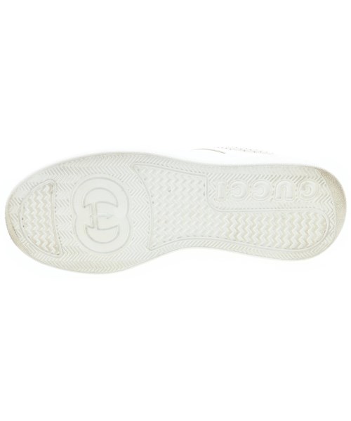 GUCCI（グッチ）スニーカー 白 サイズ:UK8 1/2(27cm位) メンズ/2200614501018
