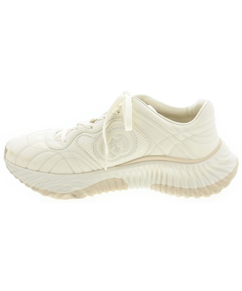 GUCCI（グッチ）スニーカー 白 サイズ:UK8(26.5cm位) メンズ/2200614501025