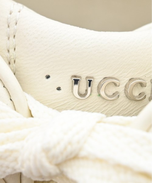 GUCCI（グッチ）スニーカー 白 サイズ:UK8(26.5cm位) メンズ/2200614501025
