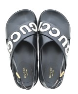 GUCCI（グッチ）サンダル 黒 サイズ:EU37(23.5cm位) レディース/2200614501063