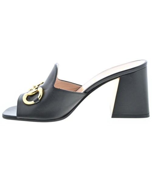 GUCCI（グッチ）サンダル 黒 サイズ:EU37(23.5cm位) レディース/2200614501094