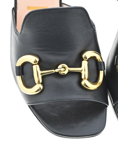 GUCCI（グッチ）サンダル 黒 サイズ:EU37(23.5cm位) レディース/2200614501094