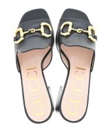 GUCCI（グッチ）サンダル 黒 サイズ:EU37(23.5cm位) レディース/2200614501094