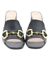 GUCCI（グッチ）サンダル 黒 サイズ:EU37(23.5cm位) レディース/2200614501094