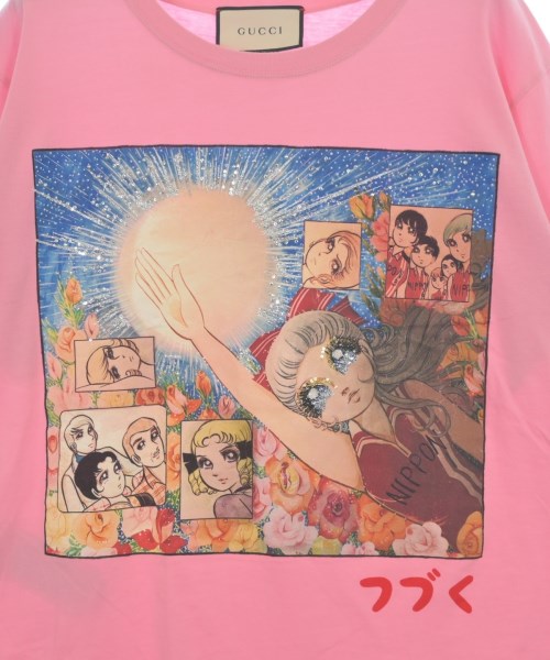 GUCCI（グッチ）Tシャツ・カットソー ピンク サイズ:S レディース/2200614687248