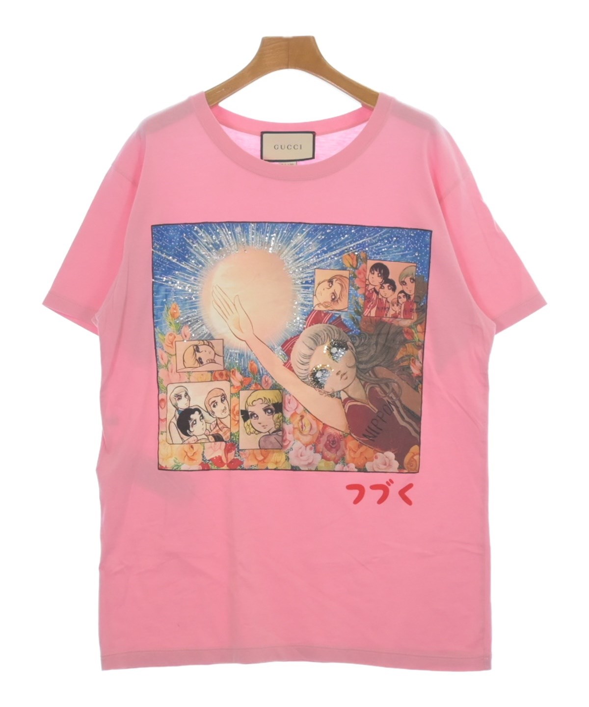 GUCCI（グッチ）Tシャツ・カットソー ピンク サイズ:S レディース
