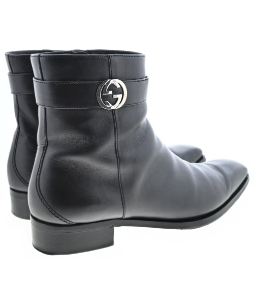 GUCCI（グッチ）ブーツ 黒 サイズ:UK9 1/2(28cm位) メンズ/2200614840025