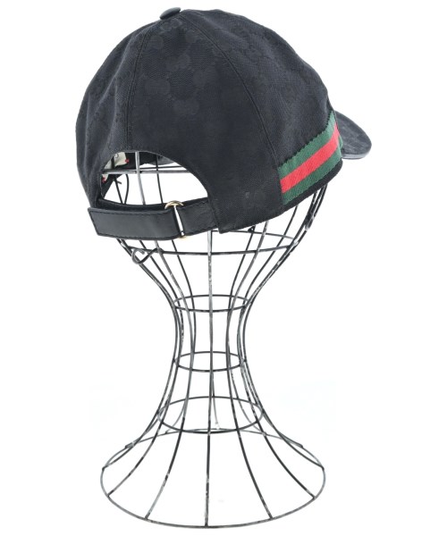 GUCCI（グッチ）キャップ 黒 サイズ:58 レディース/2200615053127